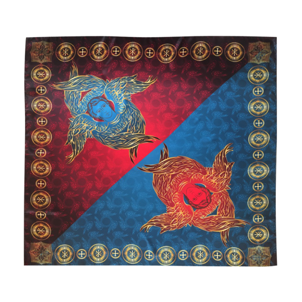 MagicunTarot Cloth~Handkerchief Seraphim and Cherub - Celestial Angels