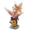Home Decor~Cute Flower Fairy Riding Butterfly Figurine Ornament Shelf Sitter x 1