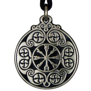 Magicun Talisman~Magicun ~The Sigel of Defense pewter pendant amulet talisman kabbalah heremetic jewelry