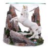 Home Fragrance~Unicorn Fantasy Design Oil Burner with Glass Dish