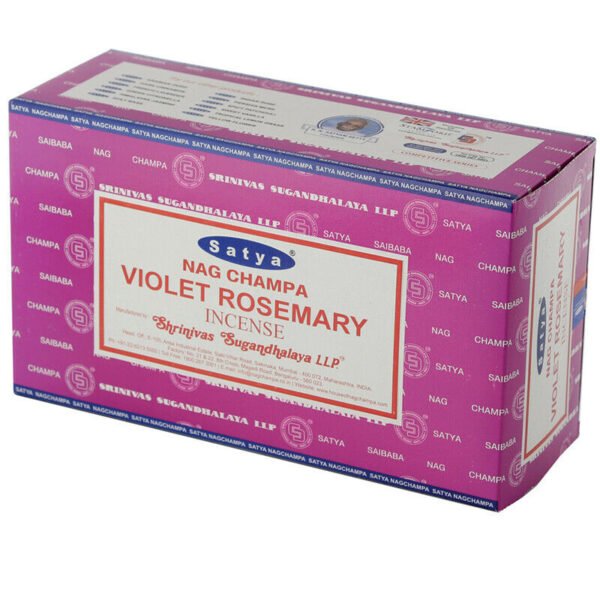 Nag Champa Sayta VFM Violet Rosemary Incense Sticks X 12 Packs