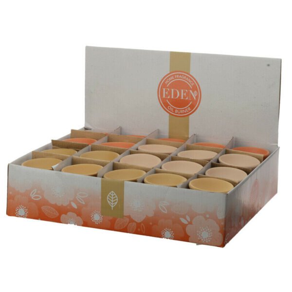 Home Fragrance~Embossed Triangle Pattern Ceramic Eden Oil Burner