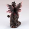 Fairy Collection~Mini Red Fairy On Faux Geode Rock Figurine 3.75" High Resin New!