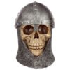 Home Decor~Gothic Chain Mail Helmet Skull Ornament