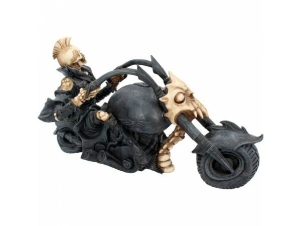 Magicun Giftware~Nemesis Hell Rider Skeleton on Motorbike Figurine 30cm Gothic Punk Rock Gift