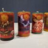 MagicunTarot Cloth~Set of Candles Magic Wicca - Magic Money