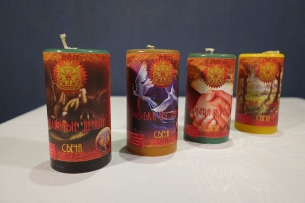 MagicunTarot Cloth~Set of Candles Magic Wicca - Magic Money