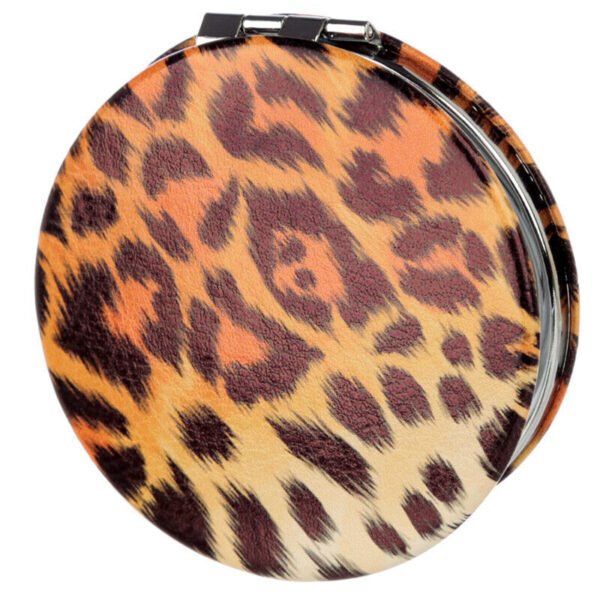 Collectable design~Animal Print Big Cat Spots and Stripes Compact Cosmetic Mirror
