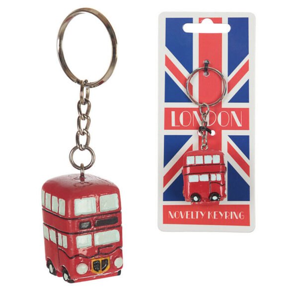 Collectable design~Fun Novelty London Routemaster Bus Red Bus Keyring Bag Charm Split Ring Gift