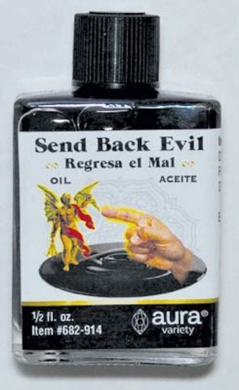 【Magic Oil】Send Back Evil Oil Regresa el Mal Hoodoo Santeria Pagan Spell Oil 4 Dram