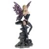 Fairy Collection~Purple and Black Fairy With Gargoyle Figurine Statue 11.5" High New In Box!
