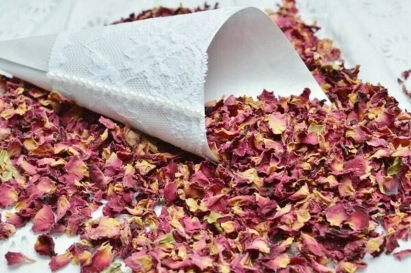 Home Fragrances ~1 LB POUND of fragrant Dry Red Rosebuds and Petals from Morocco. Sealed tight.