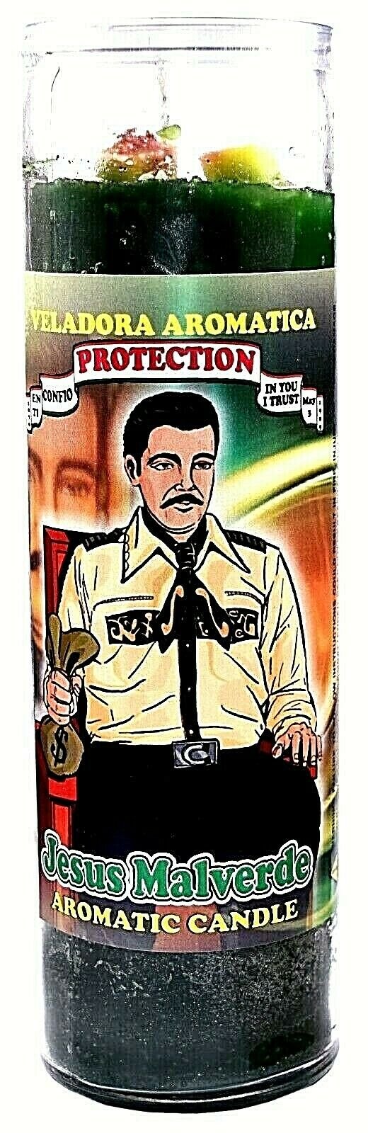 CANDLE COCKTAIL AROMATIC JESUS MALVERDE PROTECCION