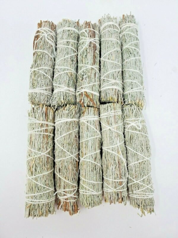 Palo Santo & Sage~2 Meditation Smudge Stick 4" (Mountain Sage & Frankincense, Myrrh, White Copal)