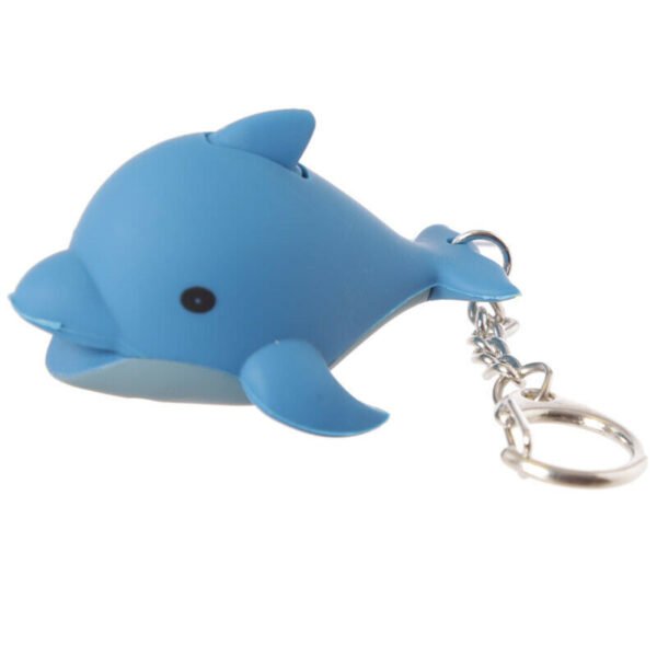 Collectable design~Cute LED Sealife Key Ring Dolphin Octopus Penguin