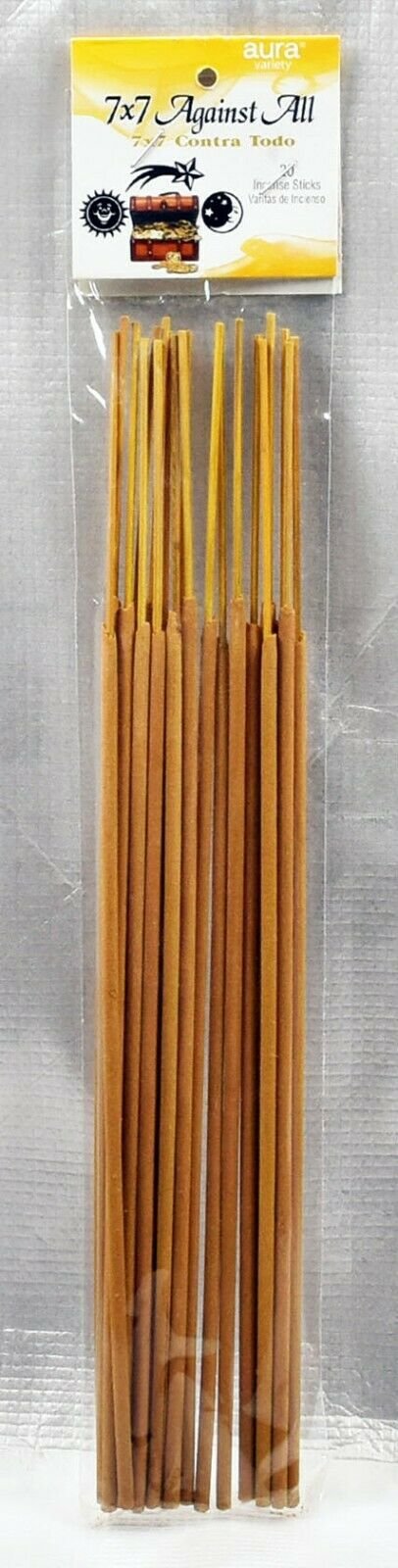 【Incense】7X7 AGAINST ALL 7X7 CONTRA TODO - AURA VARIETY INCENSE STICKS (20 pk.)
