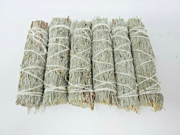 Palo Santo & Sage~2 Meditation Smudge Stick 4" (Mountain Sage & Frankincense, Myrrh, White Copal)