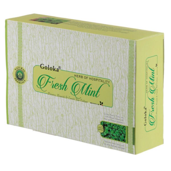 Home Fragrance~Goloka Incense Sticks-Fresh Mint 12 boxes (144 sticks)