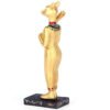Home Decor~Decorative Gold Standing Bast Egyptian Figurine Sistrum Ornament