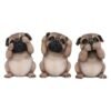 Magicun Giftware~Three Wise Monkeys Figurines Animals Decor See Hear Speak No Evil Ornament Gift