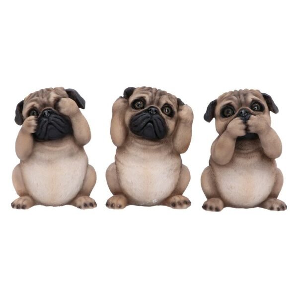 Magicun Giftware~Three Wise Monkeys Figurines Animals Decor See Hear Speak No Evil Ornament Gift