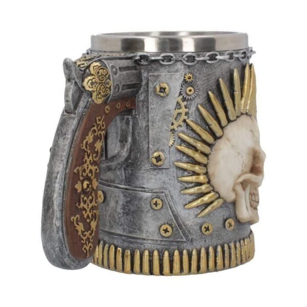 Magicun Giftware~Russian Roulette Tankard 18cm Skull Tankard