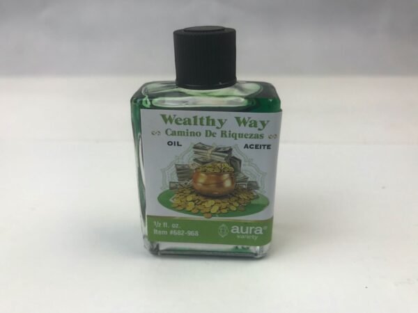 【Magic Oil】Wealthy Way Oil Attract Money Lottery Bingo Santeria Pagan Hoodoo Wicca 4 Dram