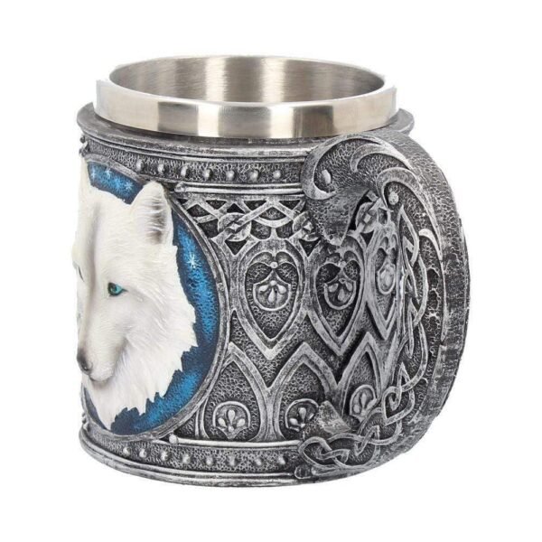 Magicun Giftware~Ghost Wolf Tankard 15.4cm Wolves Tankard