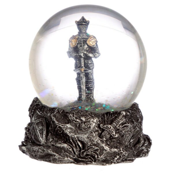 Collectable design~Novelty Collectable Knight Snow Globe Glitter Shaker