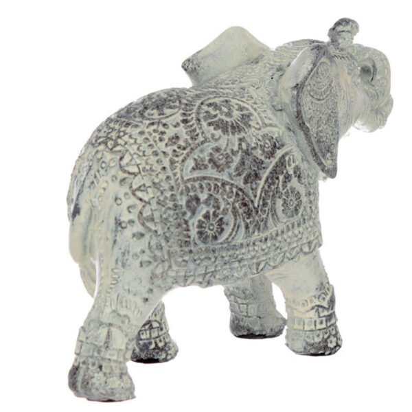 Home Decor~Decorative Thai Brushed White Small Elephant