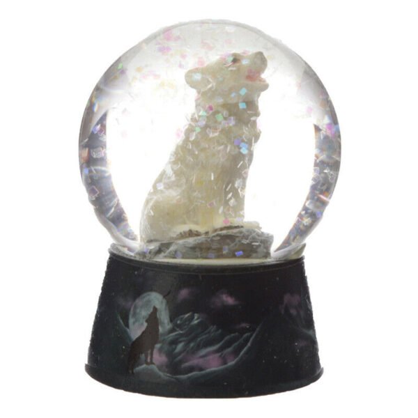 Collectable design~Dream Protector - Protector of the North Wolf Waterball Glitter Shaker Ornament