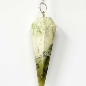 s-l1600_5c2b3175-50fb-4038-b58e-0c4f560c3a28 Magicun Stone~Serpentine Pendulum with Chain, Faceted (Natural Crystal Stone)
