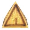 Home Decor~NEW Hieroglyphic Decorated Pyramid Egyptian Style Ornament 8 cm High Egypt