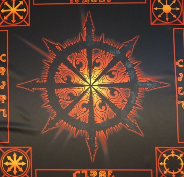 MagicunTarot Cloth~Tablecloth Ritual Ceremonial Altar Star of Chaos