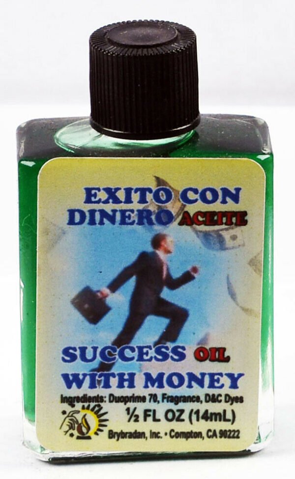 BRYBRADAN Success With Money Oil / Exito Con Dinero Aceite - ½ FL.OZ. (14.7 ML)