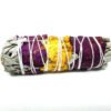 Palo Santo & Sage~White Sage with Rose Petals 3-4" Smudge Stick. (6 PACK)