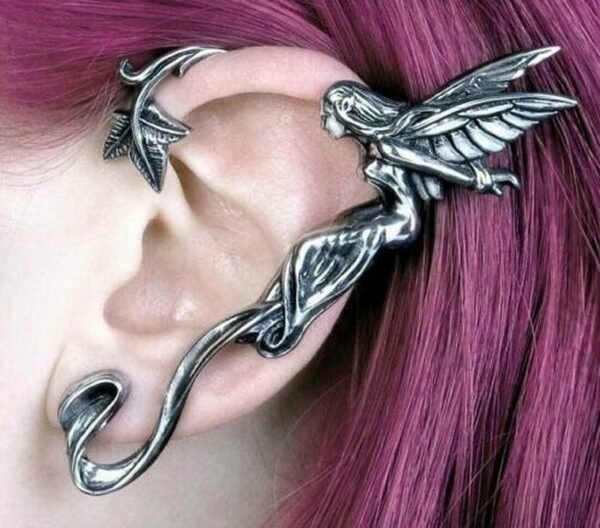 Alchemy Gothic - FAIRY GROVE - Ear Wrap Left ear Frame Earring