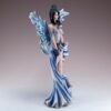 Fairy Collection~Blue Wind Fairy With Feathered Wings Figurine Statue 9.75" High New In Box!