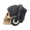 Magicun Giftware~Dead Beat (Grey) 17cm Skull Figurine Medium