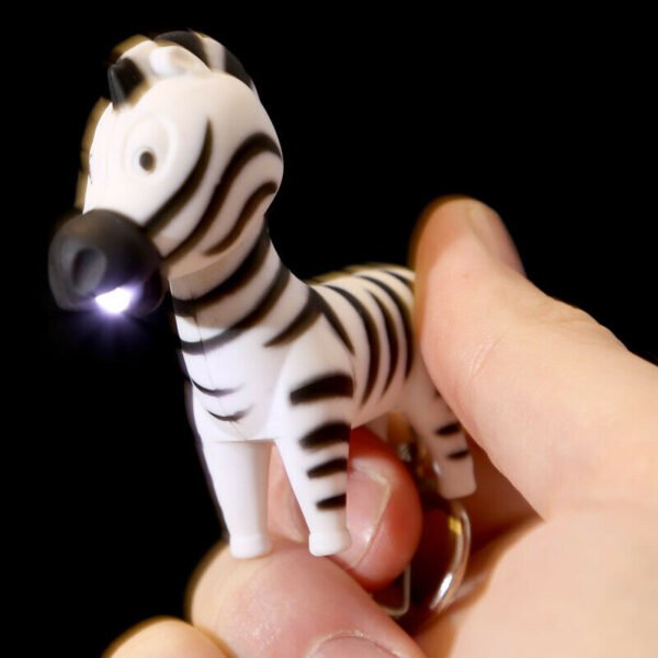 Collectable design~Novelty Led Zoo Designs Key Rings With Sound
