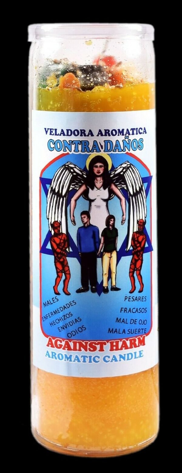 CANDLE COCKTAIL AROMATIC VELA AGAINST HARM CONTRA DANOS