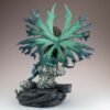 Fairy Collection~Green Fairy On Rock With Dragon Figurine Statue 12.25"H Detailed Resin New