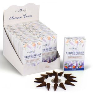 Home Fragrance~Stamford Hex Incense Cones- Stress Relief 12 packs Each with 15 incense cones