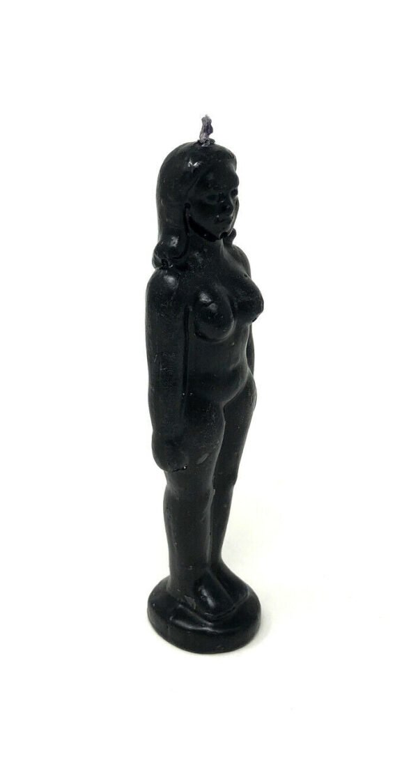 Magic Candle~Black Woman Female Image Candela De Mujer Figurine Spell Candle Wicca Hoodoo