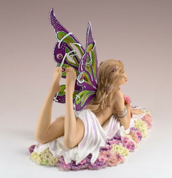 Fairy Collection~Jewelled Fairy Petalite Figurine Statue 8" Long Limited Edition New In Box!