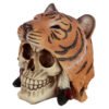 Home Decor~Fantasy Skull in Tiger Headdress Ornament Figurine Skeleton Horror Dead