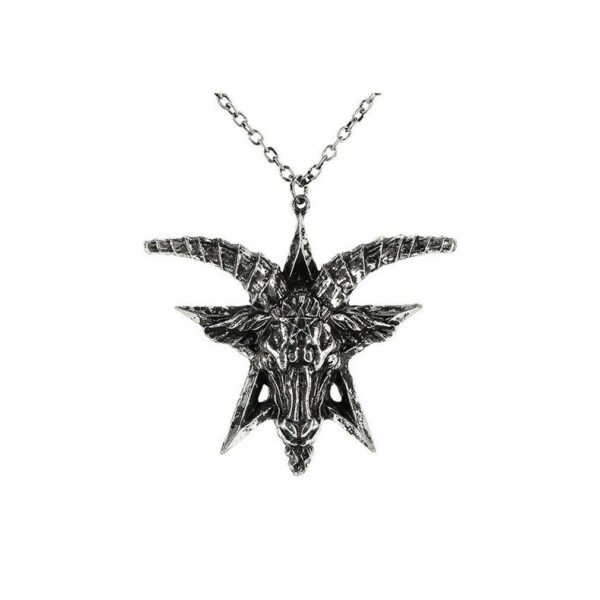 BAPHOMET NECKLACE PENDANT / Occult, occult Fashion, Satanic