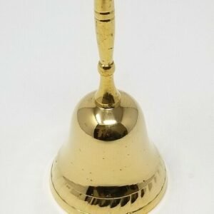 Wicca & Paganism~Brass Hand Bell 4 1/2" Altar Yoga Meditation Wiccan Pagan Witchcraft Altar