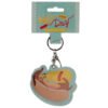 Collectable design~Fun Leatherette Hot Dog Keyring