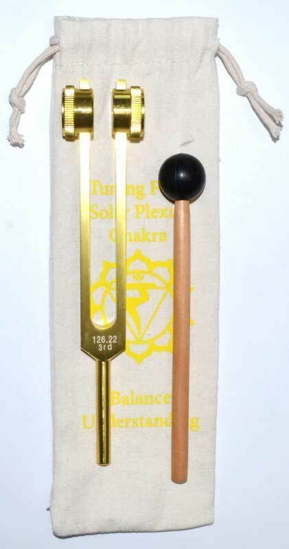 Witchcraft~SOLAR PLEXUS TUNING FORK (YELLOW) - 8.5 Inches